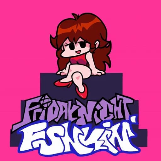 Friday Night Funkin' thumbnail showing Boyfriend holding a microphone on stage during a rap battle